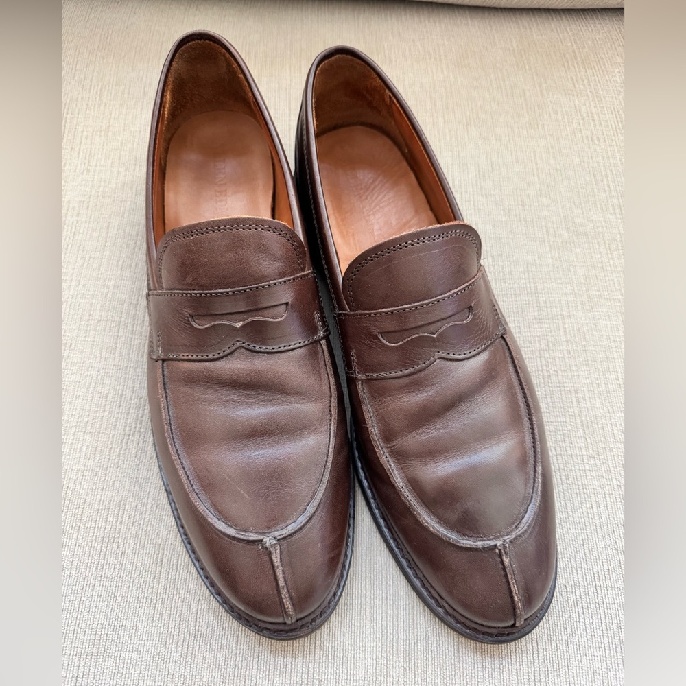 Allen Edmonds‎ Denali Penny Mahogany Leather Loafers